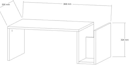 Tavolino da salotto MONEL con finitura effetto marmo beige