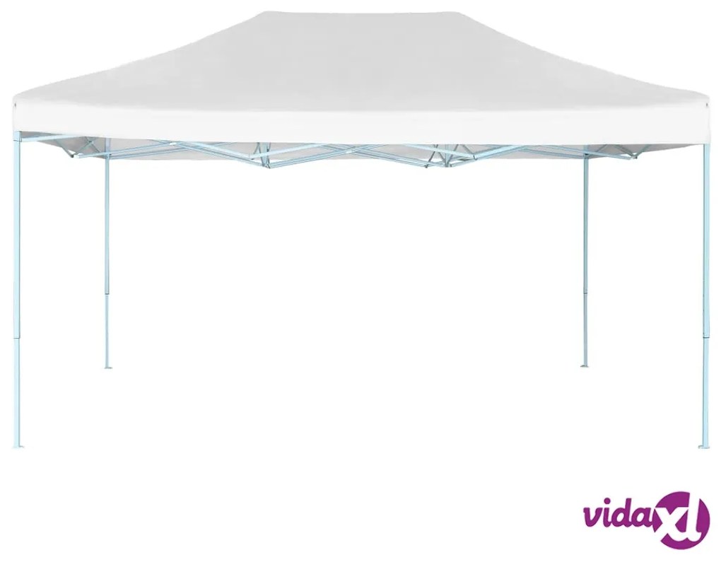 vidaXL Tenda per Feste Pieghevole 3x4,5 m Bianca