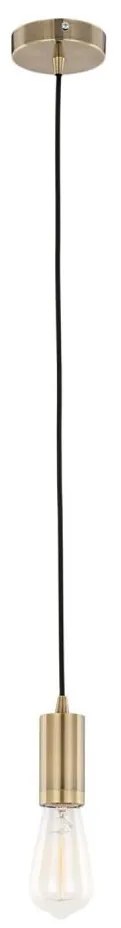 ITALUX DS-M-038 ANTIQUE BRASS - Lampadario a sospensione con filo MODERNA 1xE27/60W/230V bronzo