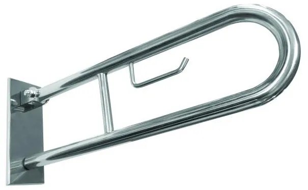 Maniglia 10x25 cm acciaio inox/argento