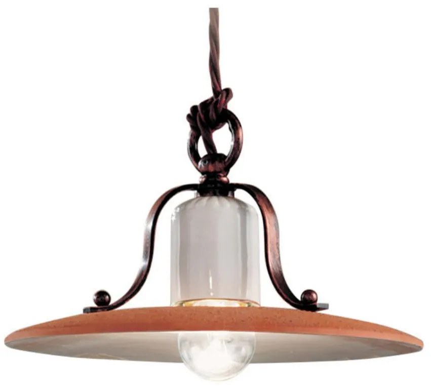 Ferroluce Classic Bologna 1-light suspension C821