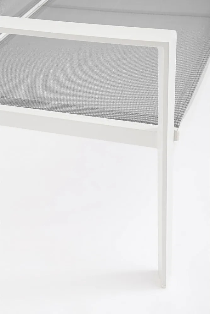 Set di mobili da giardino bianco in alluminio per 4 persone Kallen – Bizzotto