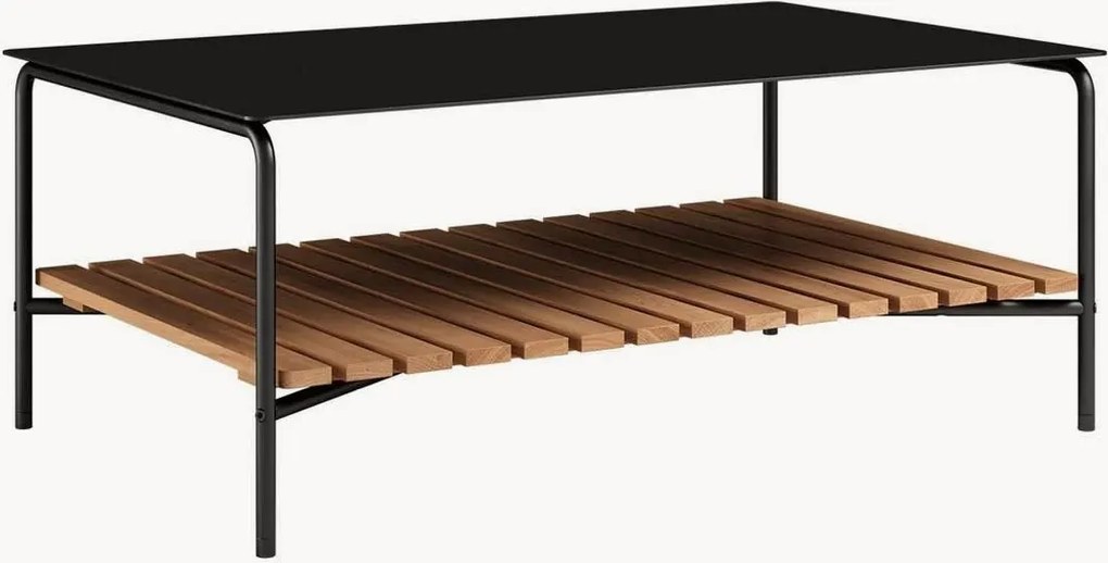 Tavolino da giardino con ripiano in legno di teak Patio