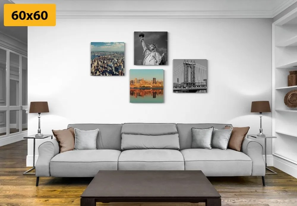 Set di quadri – New York in stile interessante