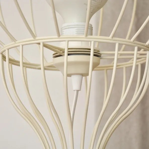 Lampada da terra MERCURE 1xE27/15W/230V crema