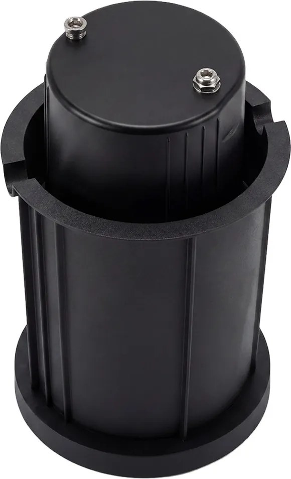 Faro interrato con base E27 - per lampade PAR30 e PAR38 - Doppio Pressacavo