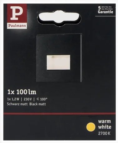 Paulmann 93094 - LED 1,2W lampada da scala EDGE 230V
