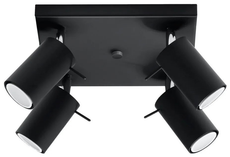 Brilagi -  Faretto LED ASMUS 4xGU10/7W/230V nero