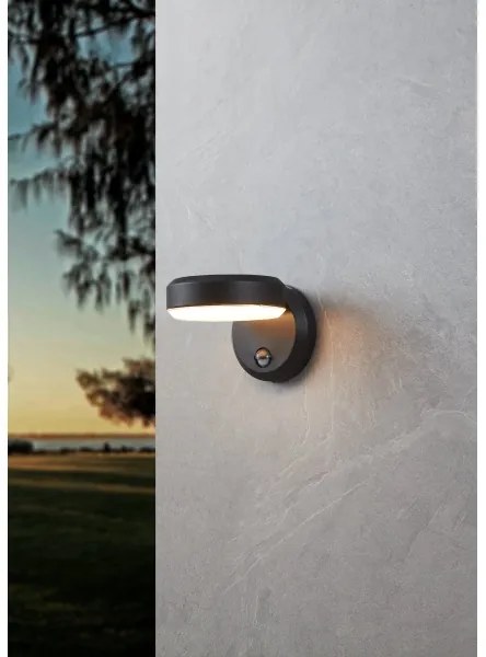Eglo 900674 - LED Applique da esterno con sensore FORNACI 10,8/230V IP44