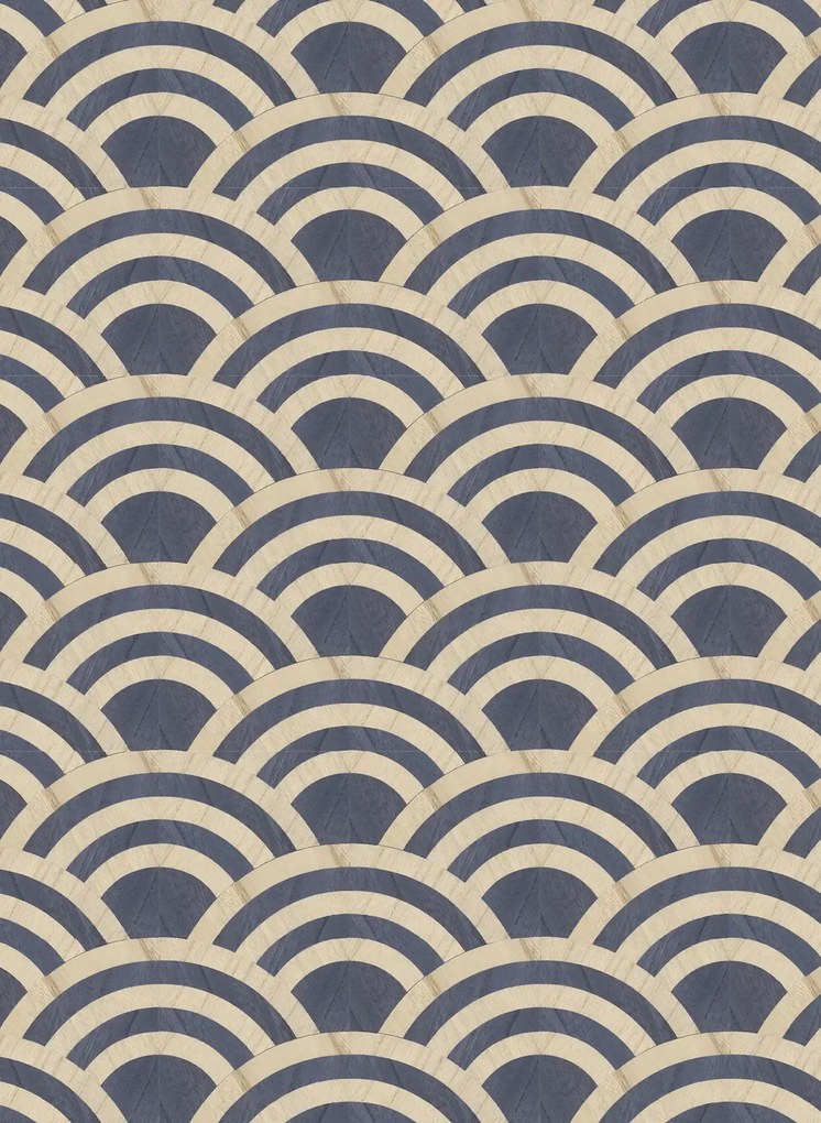Moooi for Arte Carta da parati Lucky O's - MO3043 - Birch & Blue