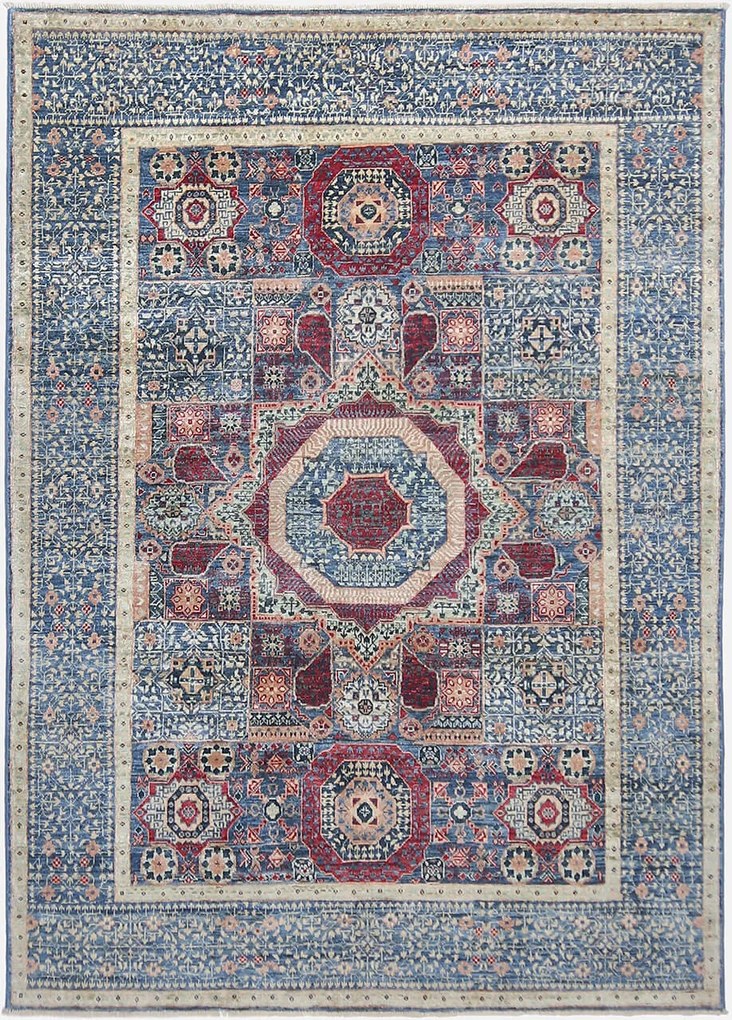 Mamluk Tappeto 150x210 (Pakistan) Annodato A Mano