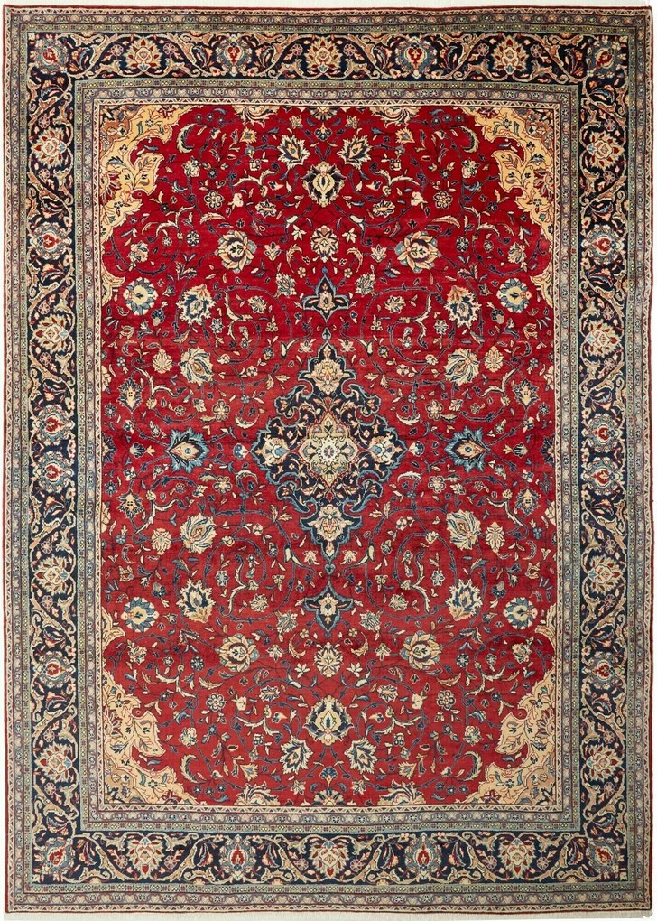 Sarouk Tappeto 250 x 350 Rosso (Iran) Annodato A Mano