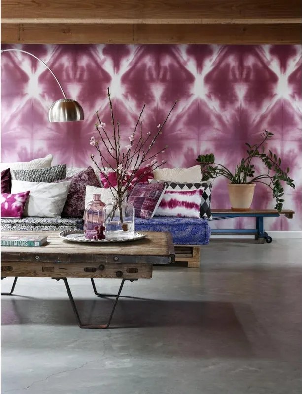 Fotomurale ESTA Fucsia, rosa 93X280 cm