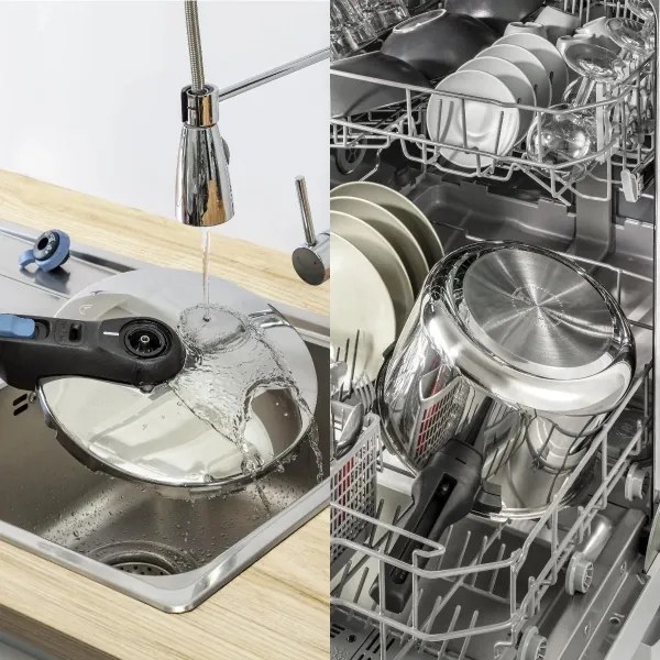 Tefal - Pentola a pressione 4 l SECURE TRENDY acciaio inossidabile