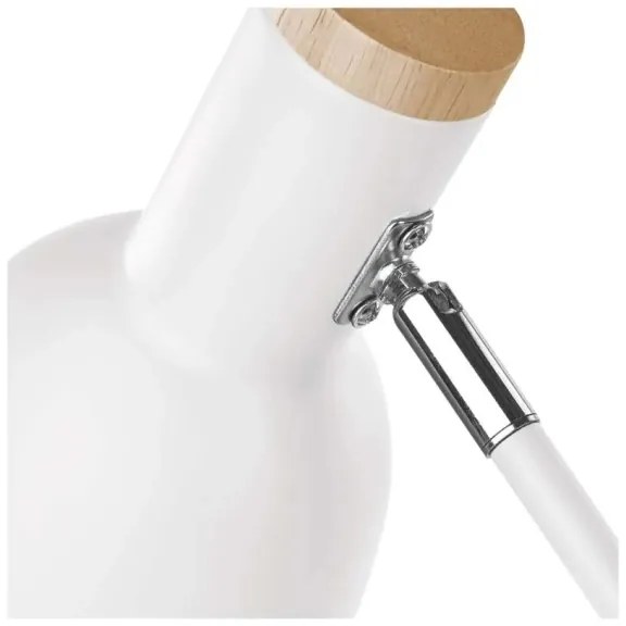 Lampada da tavolo POPPY 1xE27/25W/230V bianca