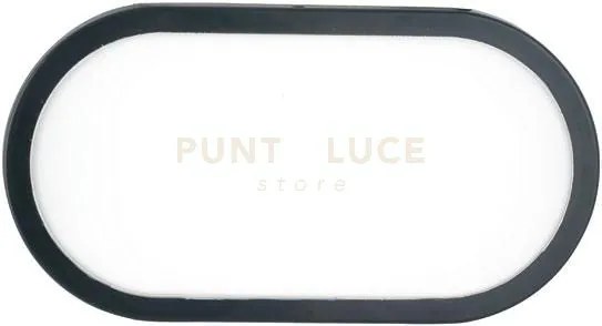 Plafoniera led shelly antracite ovale 15w 1900lm cct 3000k / 4000k ...