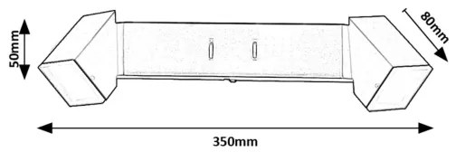 Rabalux 71271 - Applique a LED KESSY 2xLED/4W/230V 3000K