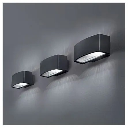 Ideal Lux - Applique da esterno ANDROMEDA 2xE27/60W/230V IP55 antracite