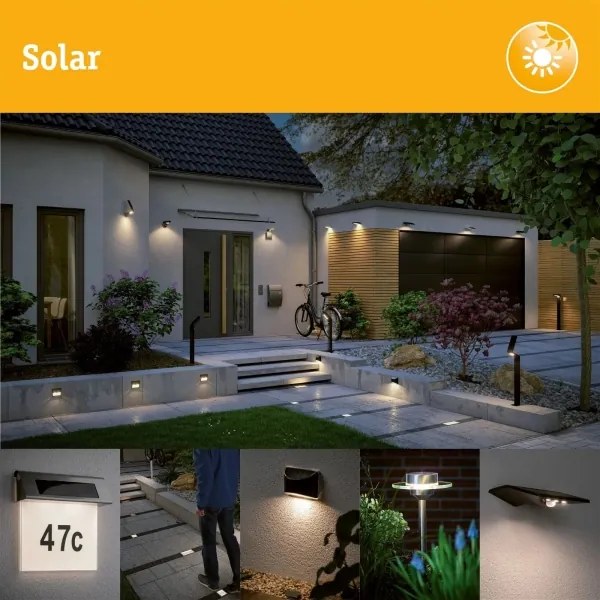 Paulmann 94578 - LED/0,1W IP67 Luce solare da incasso DOMENIC 1,2V