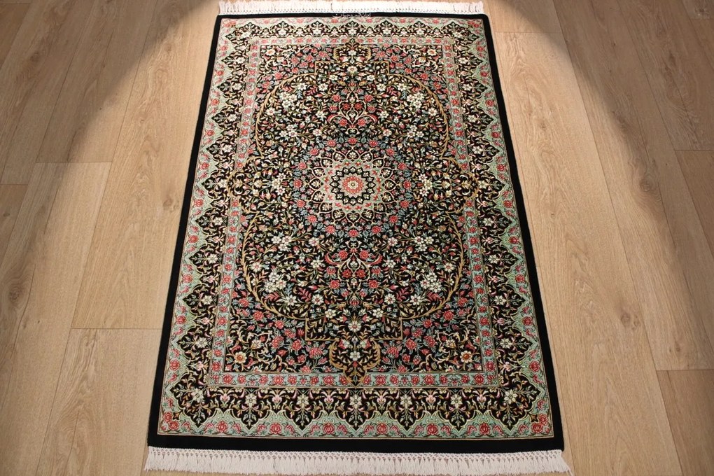 Ghom Tappeto 80 x 120 (Iran) Annodato A Mano