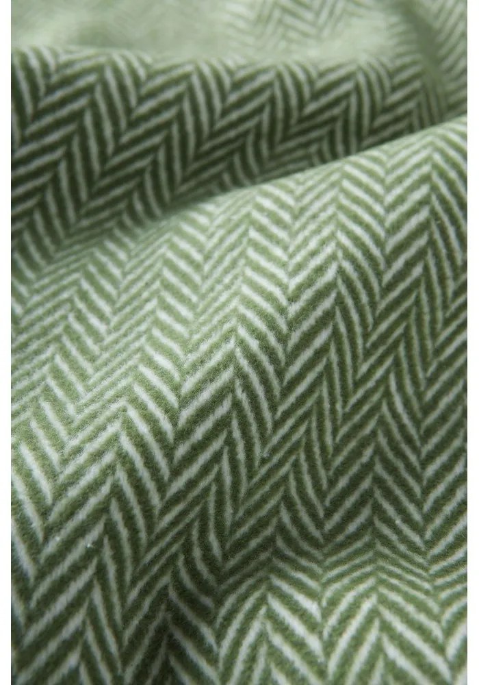 Plaid verde con contenuto di cotone , 140 x 180 cm Skyline - Euromant