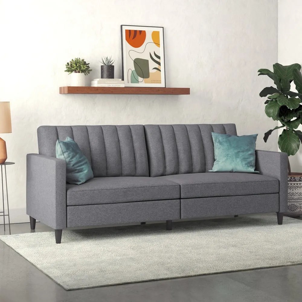Divano letto grigio 86 cm Celine - Støraa