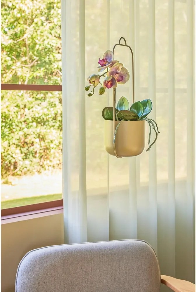 Seti di coprivaso in metallo da appendere 2 pezzi ø 16 cm Lotus - Hübsch