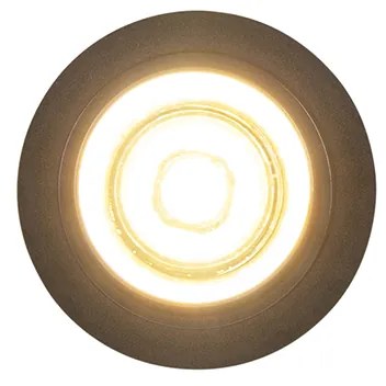 Faretto da incasso moderno nero rotondo orientabile - Installa