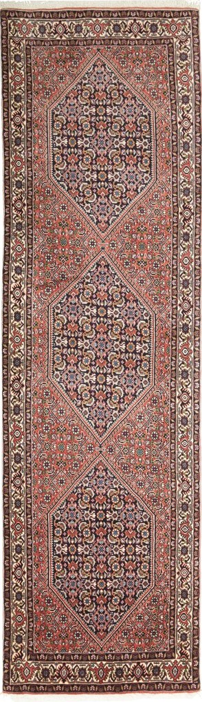 Bidjar Tappeto 250x70 (Iran) Annodato A Mano