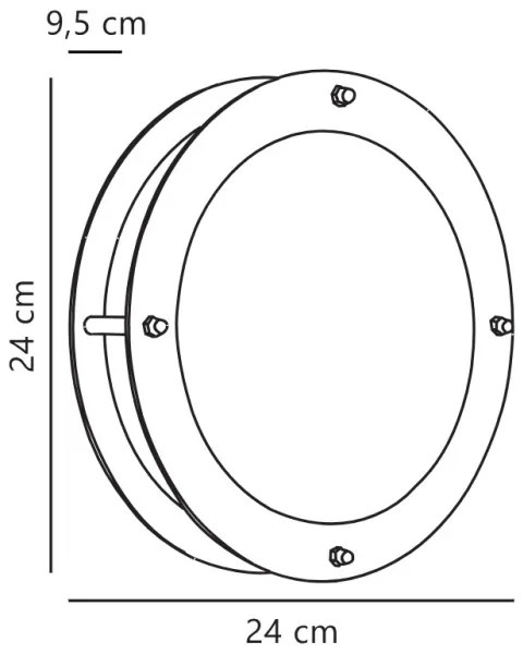 Nordlux - Applique da esterno MALTA 1xE27/60W/230V IP54 argento