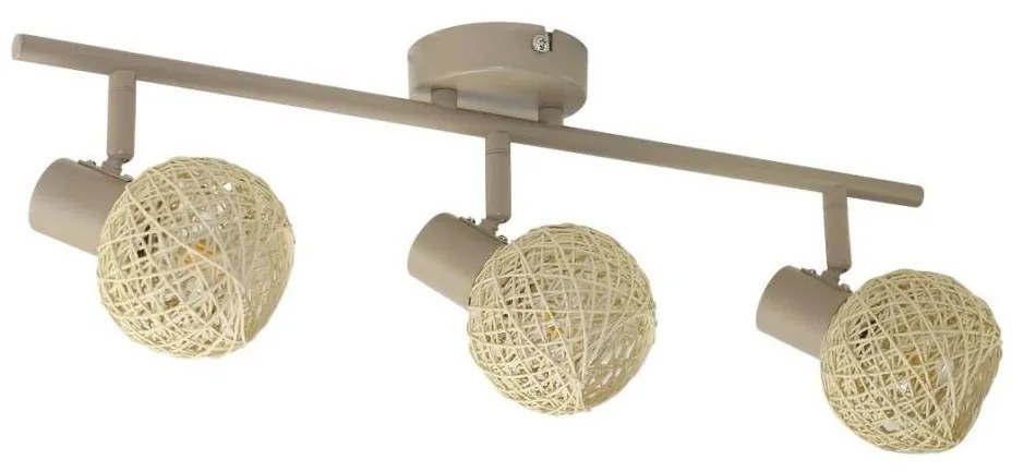 Faretto DEX 3xE14/10W/230V beige/crema