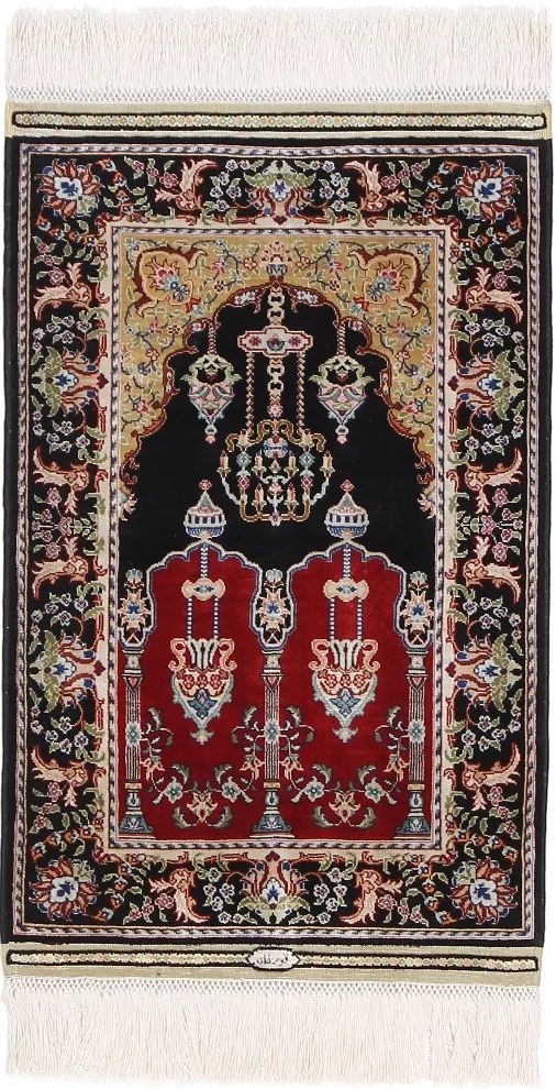 Hereke Tappeto orientale 40 x 30 (Tacchino) Annodato A Mano