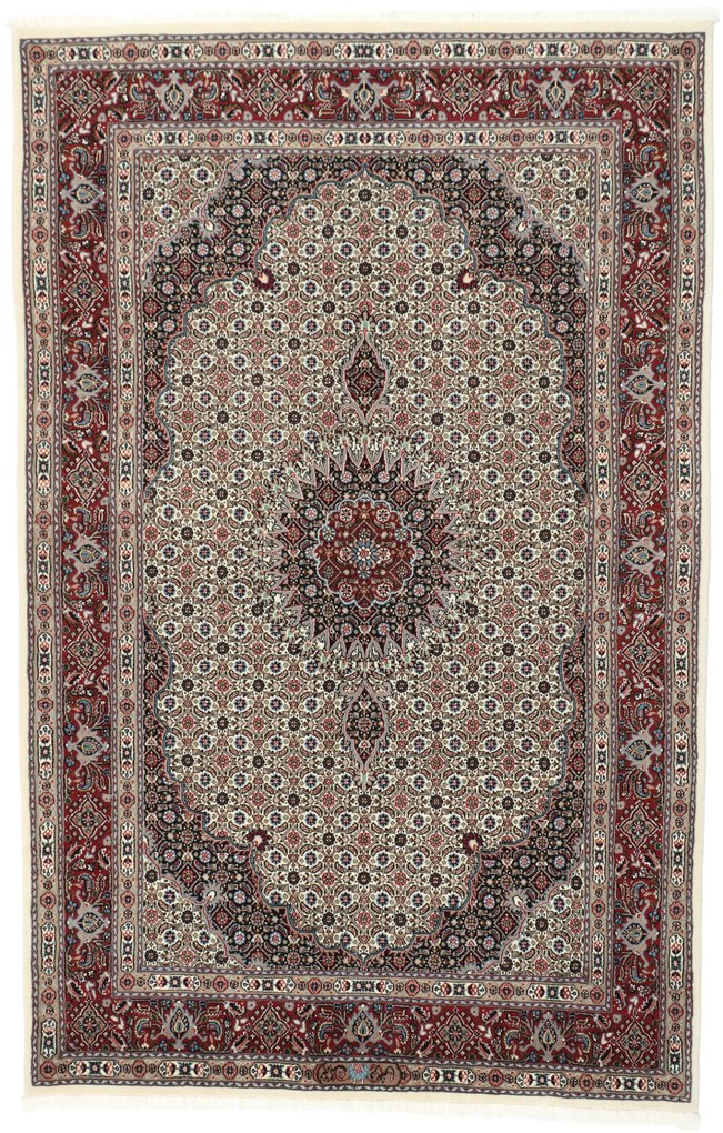 Moud Tappeto persiano 220 x 140 (Iran) Annodato A Mano
