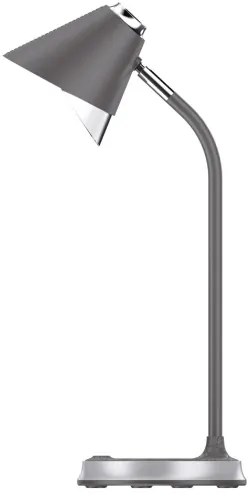 Immax 08972L - Lampada da tavolo LED dimmerabile FINCH LED/9W/12/230V grigio/cromo