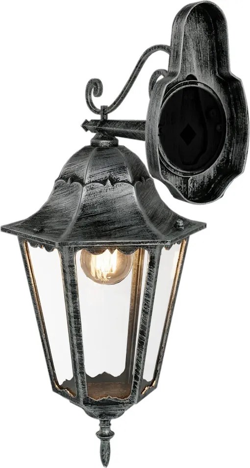 Applique da Esterno Vintage E27 IP54 Spazzolato - Serie Puccini B