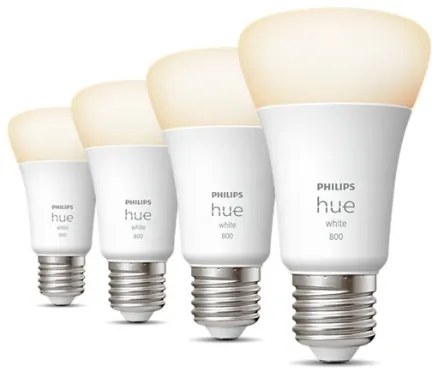 SET 4x Lampadine LED Dimmerabili Philips Hue BIANCO A60 E27/9W/230V 2700K