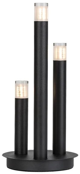Rabalux 74365 - Lampada da tavolo RAMIRA 3xG9/5W/230V nero