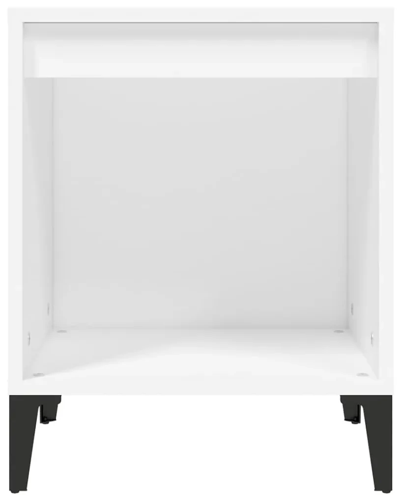 Comodino bianco 40x35x50 cm