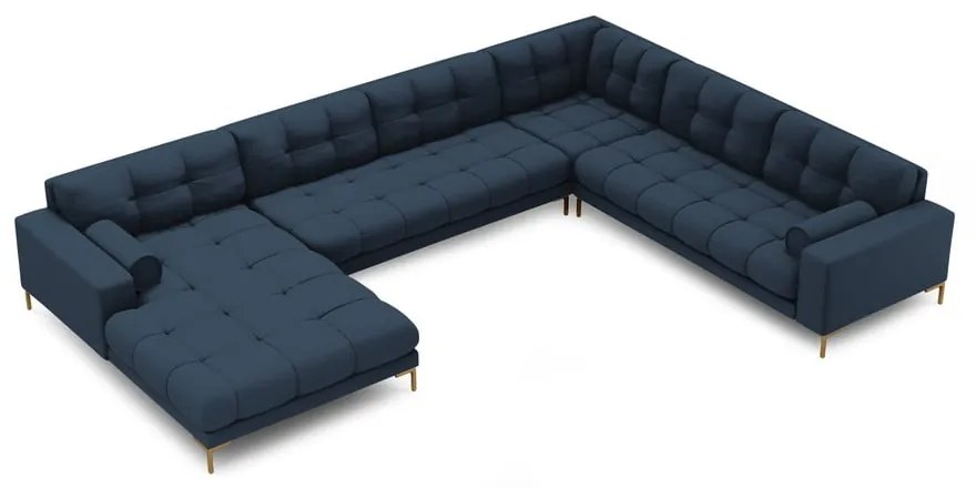 Divano angolare blu (angolo destro) Bali - Cosmopolitan Design