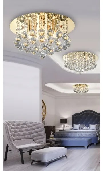 Azzardo AZ3083 - Plafoniera di cristallo BOLLA 5xG9/40W/230V