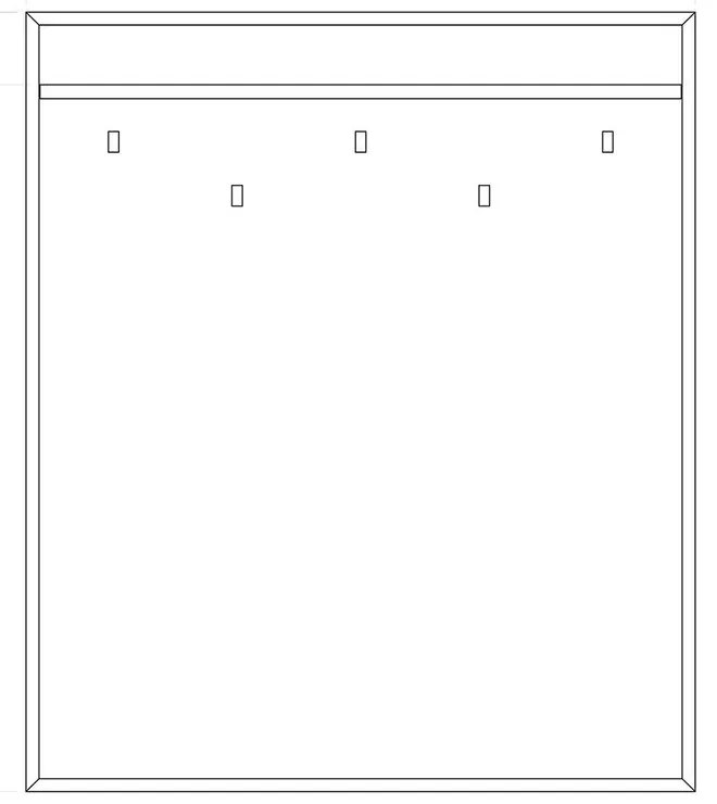Appendiabiti da parete in legno di quercia in colore naturale con ripiano Abies - The Beds