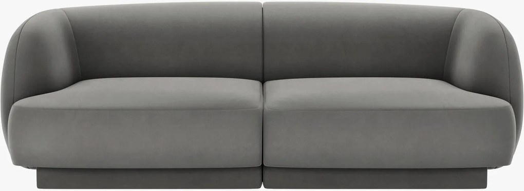 Divano modulare Miley 2 posti in velluto – L180 cm