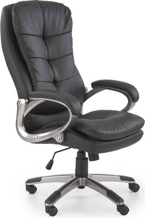 Sedia da ufficio Preston in nero - H124 cm