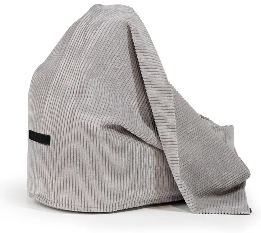 Pouf a sacco per bambini color mattone con rivestimento in velluto a coste Cocoon 80 – SLOWDOWN