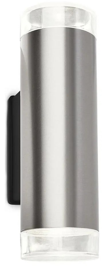 Brilo - Applique a LED da esterno 2xGU10/4,7W/230V IP44 4000K cromo opaco