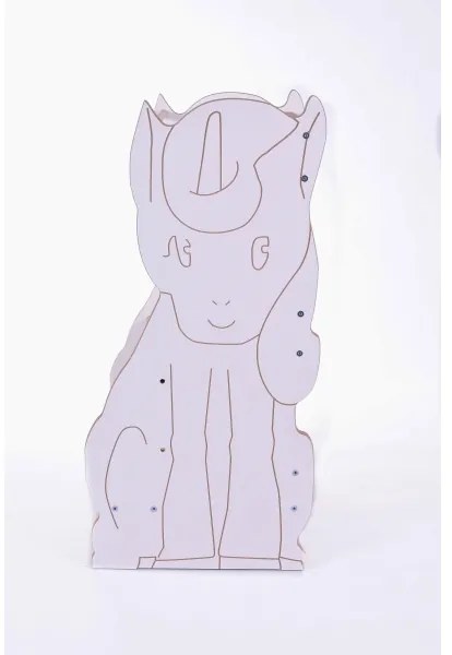 Torre d'apprendimento UNICORN bianco/acero