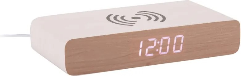 Sveglia digitale con ricarica wireless Retro Flat LED – Karlsson