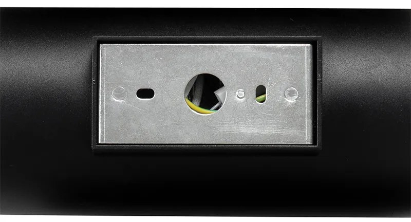 Applique da parete di design nera con oro - Sab