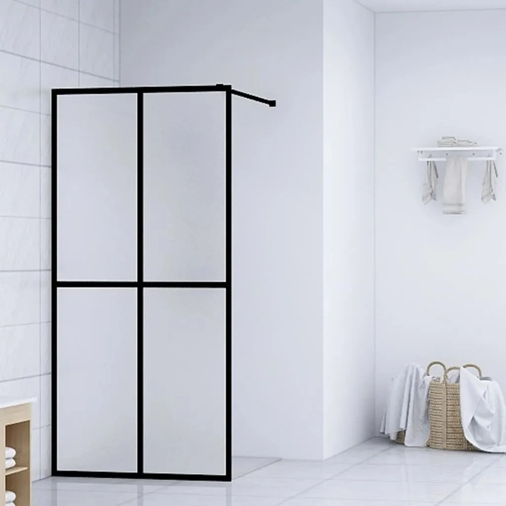 Cabina Doccia Con Schermo İn Vetro Temperato Glassato 90x195 Cm /