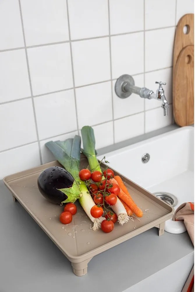 Scolapiatti a due piani beige 42x29 cm Dry-It – Mette Ditmer Denmark
